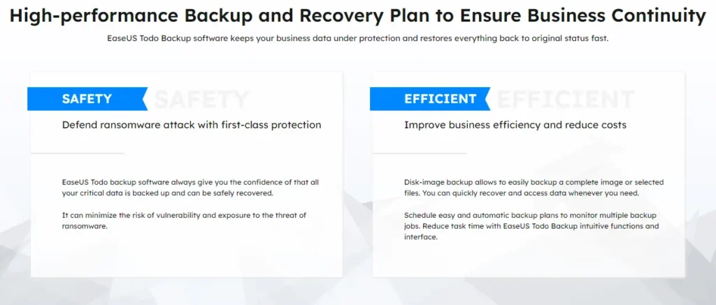 EaseUS Todo Backup